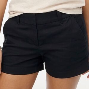 (2 pairs) BLK & NVY J. Crew Factory Women's 3.5" Chino Short